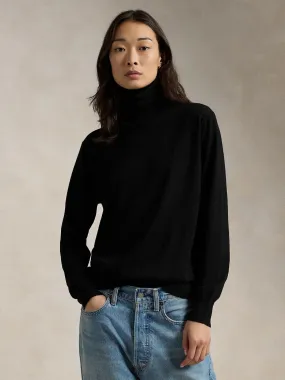 WOOL TURTLENECK SWEATER Sort