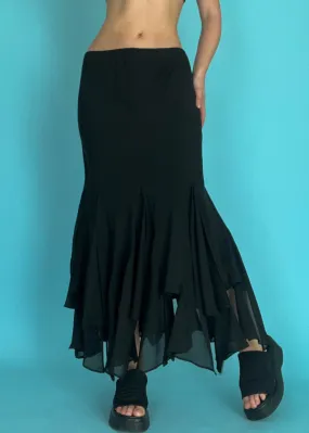 Y2k Mermaid Maxi Skirt (S-M)