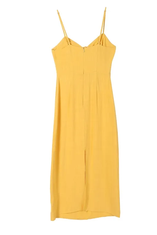 Yellow Slip Dress