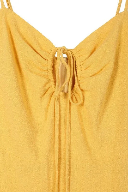 Yellow Slip Dress