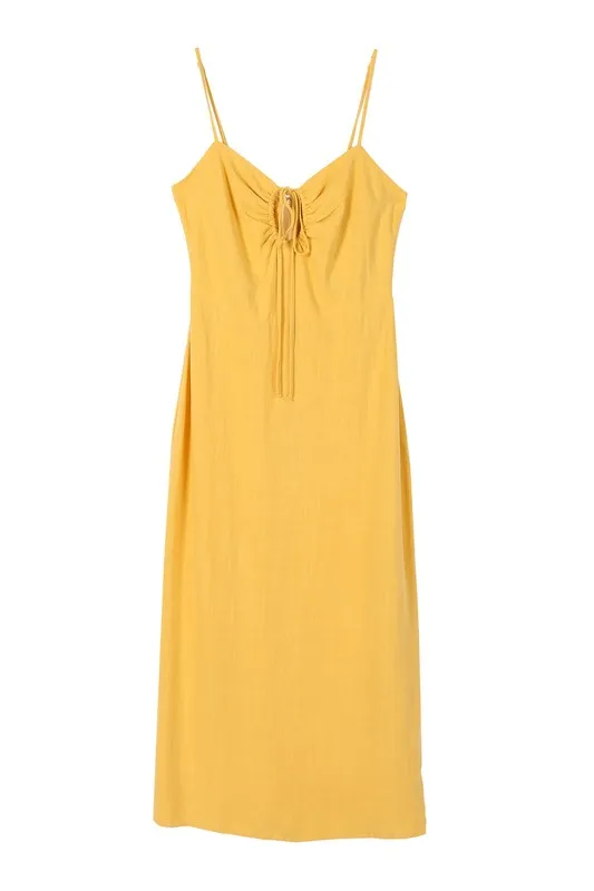 Yellow Slip Dress