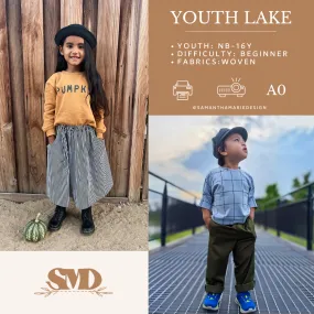 Youth Lake Skirt and Pants Digital Sewing Pattern Sizes NB-16Y