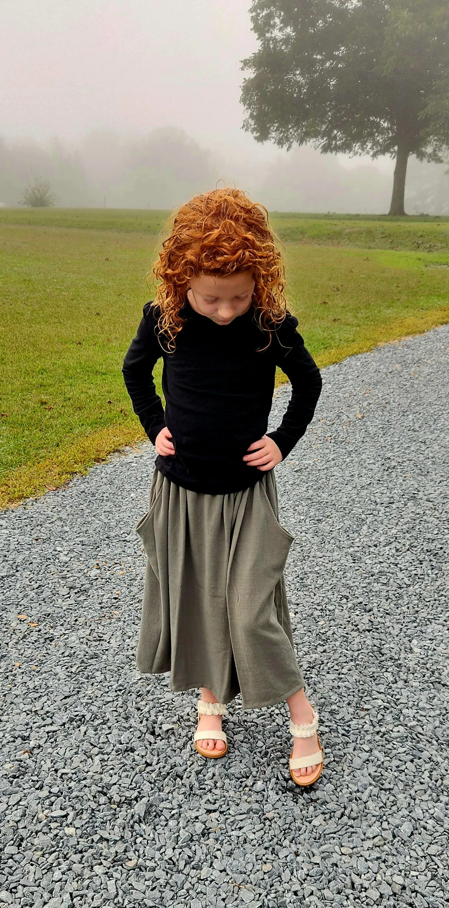 Youth Lake Skirt and Pants Digital Sewing Pattern Sizes NB-16Y