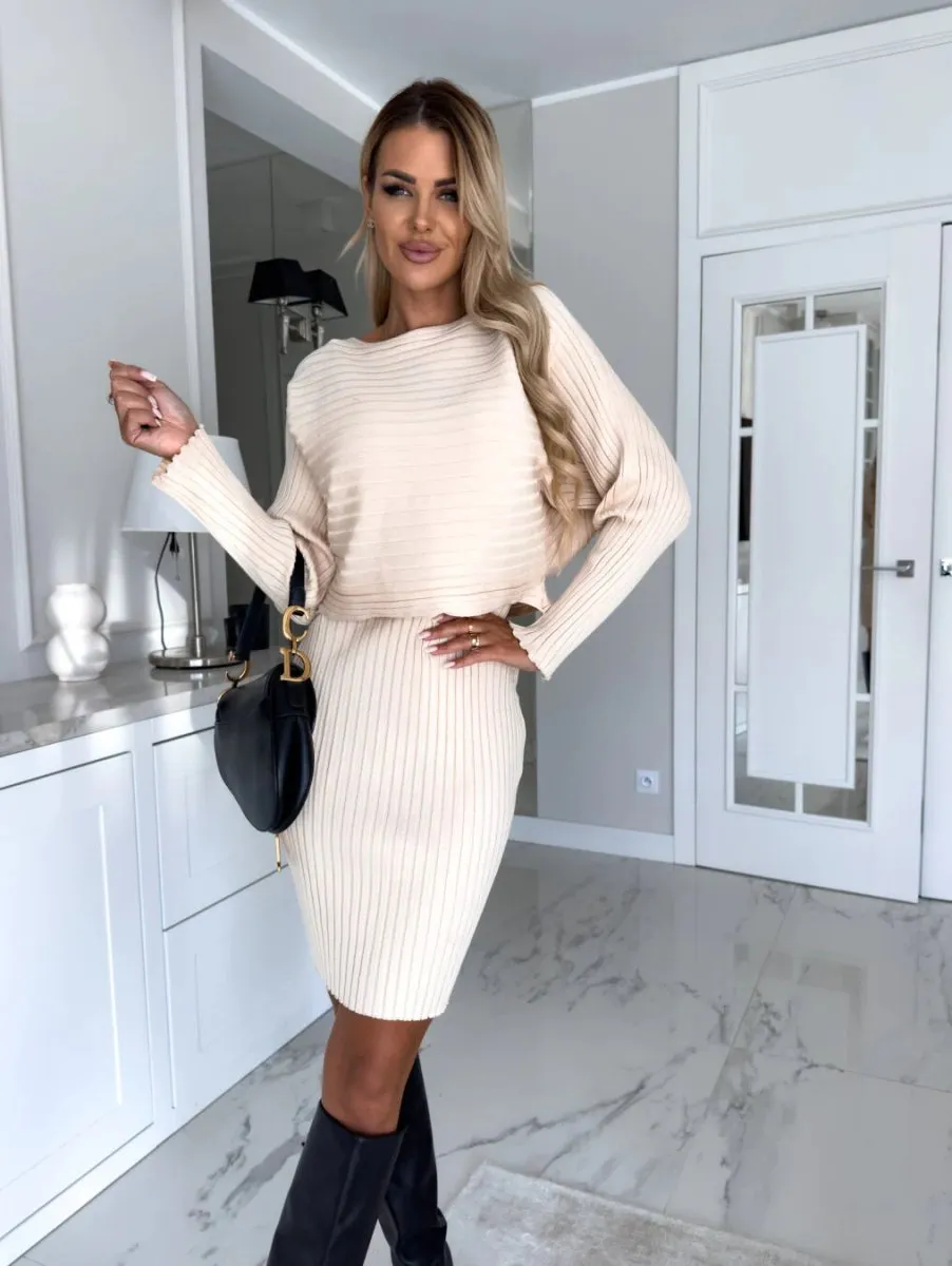Yvana - Elegant set (Dress   Sweater)
